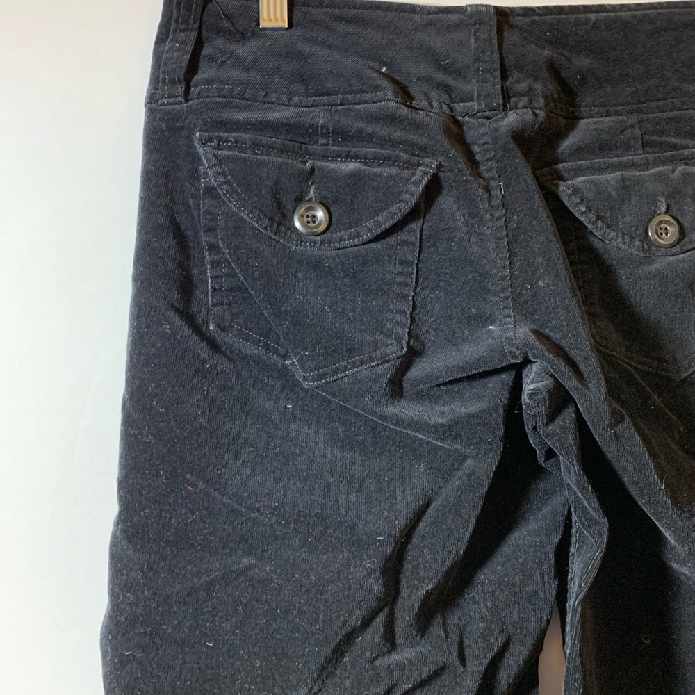 PLUGG Black Corduroy Gauchos Size 7 - Picture 4 of 7